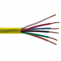 Provo câble multiconducteur en plénum SOL BC non blindé 18-2c CMP CSA FT6 RoHS – avec gaine jaune