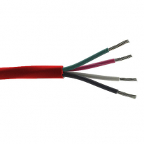 Provo câble multiconducteur en plénum STR TC non blindé 18-2c CMP CSA FT6 RoHS – avec gaine rouge