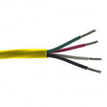 Provo câble multiconducteur en plénum STR TC non blindé 18-3c CMP CSA FT6 RoHS – avec gaine jaune