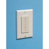 Arlington SCOOP with Slotted Cover 1 Gang for Decora Wall Plate White