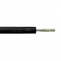 Provo Carol Multiconductor Test Lead Cable 18-1c STC 80% TC BRD - Black Rubber JKT