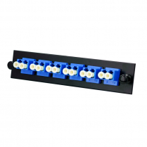 Century Fiber Optics 6 POS LC Duplex Coupler Insert SM (Blue)