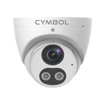 Cymbol 8MP 4K Tri-guard Turret Camera Two-way Audio & Light – White