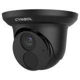 Caméra tourelle Cymbol de 8 MP, IR, 4K et avec objectif de 4 mm – noire