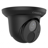 Caméra tourelle Cymbol de 8 MP, IR, 4K et avec objectif de 4 mm – noire