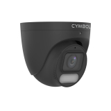 Cymbol caméra à tourelle Cymbol, WDR, Wise Starlight, de 4 MP, IR et avec objectif fixe de 2.8 mm – noire