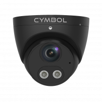 Cymbol 5MP caméra tourelle Tri-guard avec audio bidirectionnel et lumière – noire