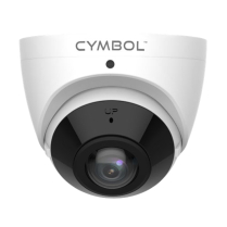 Cymbol caméra à tourelle, de 5 MP, IR avec objectif fixe, grand angle 180° – blanche