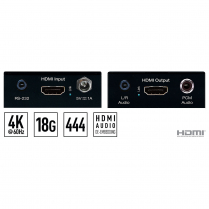 Key Digital fixer HDMI 4K/18G avec audio L/R/PCM et sortie audio désembeddée