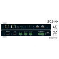 Key Digital 4K UHD AV Over IP Decoder 2 PoE ports, HDMI Passthrough