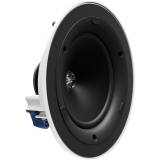 KEF haut-parleur rond UniQ de 6.5", à bord mince, encastrable aux murs et aux plafonds, résistant aux intempéries, et IP64 – (paire)