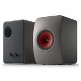 KEF META UniQ Bookshelf Loudspeaker Pair – Titanium Grey