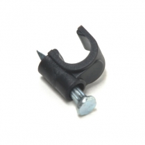 Caddy Nylon Cable Clips for RG59U - Black