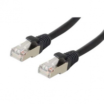 Provocative Modular Cat 5E 350 STP 24-4pr Patch Cords 1M CSA FT4 - Black