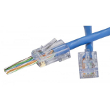 Platinum Tools connecteurs nons blindés EZ-RJ45 Cat6 – 50 pièces/boîte à clapet