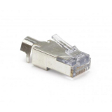 Platinum Tools connecteurs blindés EZ-RJ45 Cat5e avec mise à terre externe – 50 pièces/bocal