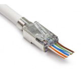 Platinum Tools connecteurs blindés EZ-RJ45 Cat5e avec mise à terre externe – 50 pièces/bocal