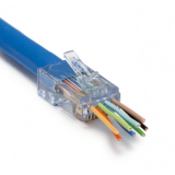 Platinum Tools connecteurs non blindés ezEX38 RJ45 Cat5e – 100 pièces/bocal