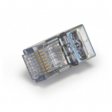 Platinum Tools connecteurs blindés ezEX38 RJ45 Cat5e avec mise à terre interne – 50 pièces/bocal