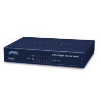 PLANET commutateur Gigabit Ethernet à 8 ports 10/100/1000 Mbit/s