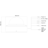 Provision-ISR 4MP VPD Eye-Sight IP MVF 2.8-12mm Lens w/ 40m IR Camera – White