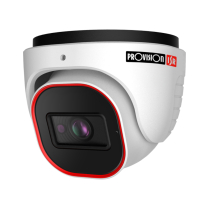 Provision-ISR caméra IP en forme de tourelle, série S-Sight, de 2 MP, avec IR de 20M et objectif fixe de 2.8 mm – blanche