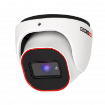 Provision-ISR caméra IP en forme de tourelle, série S-Sight, de 8 MP, avec objectif fixe de 2,8 mm et IR de 20 m – blanche