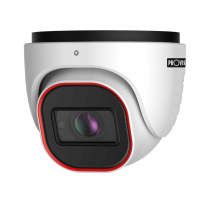 Provision-ISR caméra IP en forme de tourelle, série S-Sight, de 8 MP, avec objectif à focale variable motorisée entre 2.8 mm et 12mm et IR de 40M – blanche