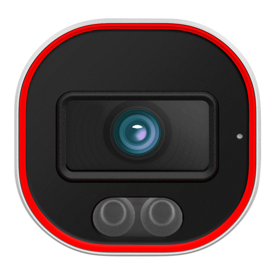 Provision-ISR 4MP Turret Rainbow Eye-Sight IP Fixed 3.6mm Lens w/ 25M IR Camera – White