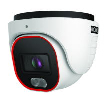 Provision-ISR caméra IP en forme de tourelle, Rainbow série S-Sight, de 4 MP, avec objectif fixe de 2.8 mm et IR de 25M – blanche