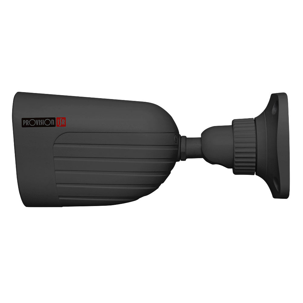 Provision-ISR 4MP Bullet S-Sight IP Fixed 2.8mm Lens w/ 20M IR Camera – Grey