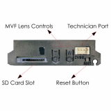 Provision-ISR caméra IP de type canon, série Eye-Sight, de 4 MP, avec objectif fixe de 3.6 mm et IR de 40M – blanche