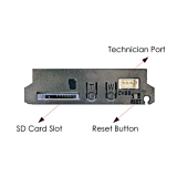 Provision-ISR caméra IP de type canon, série Eye-Sight, de 4 MP, avec objectif fixe de 3,6 mm et IR de 40 m – blanche