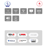 Provision-ISR caméra IP de type canon, série S-Sight, de 4 MP, avec objectif à focale variable motorisée entre 2.8 et 12 mm et IR de 40M – blanche