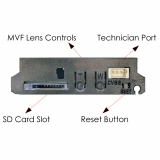 Provision-ISR caméra IP de type canon, série Eye-Sight, de 4 MP, avec IR de 60M et objectif à focale variable motorisée entre 2.8 et 12 mm – blanche