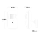 Provision-ISR caméra analogique cachée dans un boîtier PIR, de 2 MP, avec objectif fixe de 3.7 mm, IR de 10M – blanche