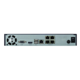 Provision-ISR H.265 Stand Alone NVR, 4CH 5MP at 25fps, MM case with PoE