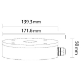 Provision-ISR boîtier de jonction étanche pour les modèles de caméras IP I4 / I5 / I8 / DI AHD DI VF