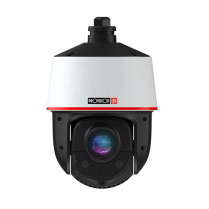 Provision-ISR caméra IP PTZ, série Eye-Sight, de 4 MP, avec zoom optique x25 et IR de 100M – blanche