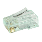 Simply45® Cat6 Unshielded Pass-Through RJ45 – 500 Plugs – Green Tint