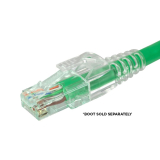 Simply45® Cat6 Unshielded Pass-Through RJ45 – 500 Plugs – Green Tint