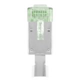 Simply45® ProSeries Cat6 Shielded External Ground Pass-Through RJ45 Modular Plugs with Cap45® 50 pc/Jar – Green Tint