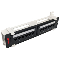 Simply45® 12-Port Wall Mount Cat6 UTP Patch Panel