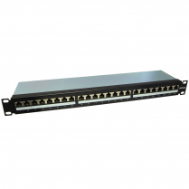SynConnect Cat 6A Patch Panel 24 Port EIA TIA 110 Style