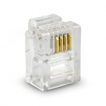 SynConnect Modular Plug for Round Cable [4 Pin] - 100pc Jar