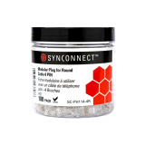 SynConnect Modular Plug for Round Cable [4 Pin] – 100pc Jar