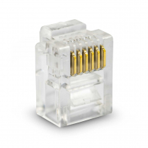 SynConnect Modular Plug for Round Cable [6 Pin] - 100pc Jar