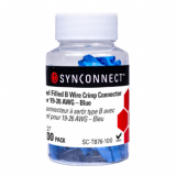 SynConnect connecteur pour fils de type B et entre 19 et 26AWG – bleu – bocal de 100