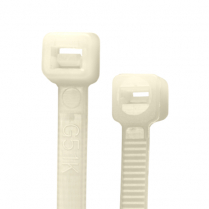 SynConnect Cable Tie 8" Flexible Nylon – White – 100 pcs