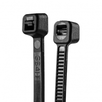 SynConnect 8" Cable Ties Wraps Low Temp Flexible Nylon – Black, 100 pcs